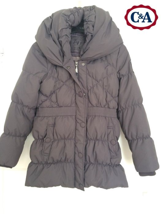 C&A płaszcz kurtka puchowa 36 38 SM idealna