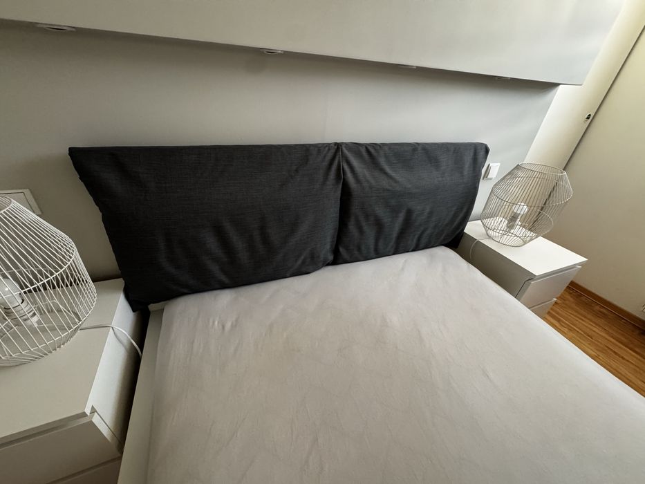 Ikea malm lozko 140x200 biale