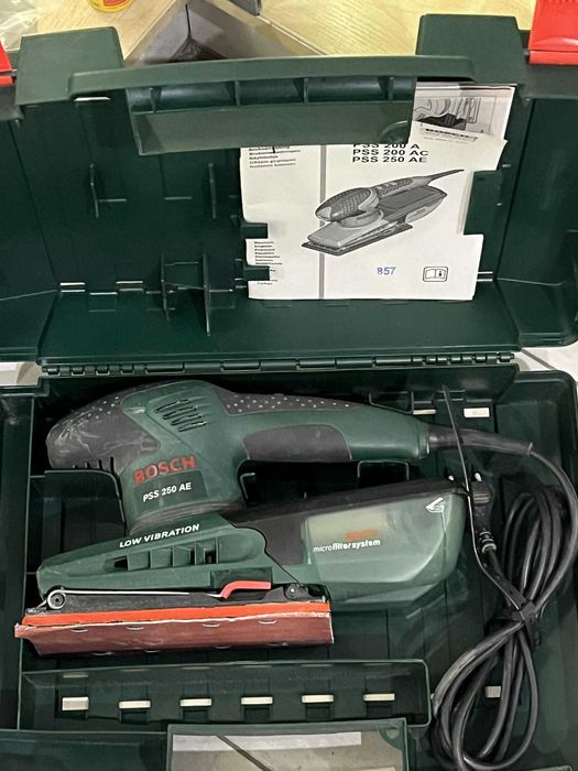 Szlifierka oscylacyjna Bosch pss 250 ae/250W/Komis Krzysiek