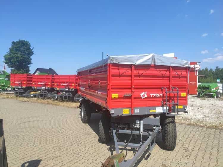 Przyczepa dwuosiowa rolnicza Wywrotka 3 strony 6-8 ton Metal-Fach