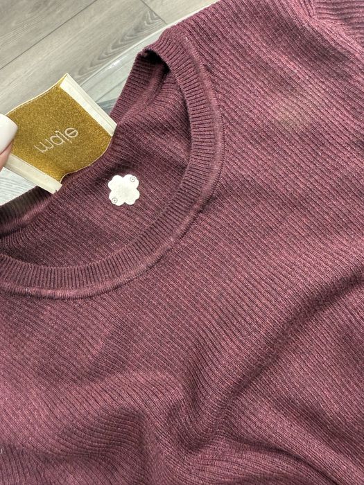 Кофта лонгслив Maje марсала бургунди бордовый