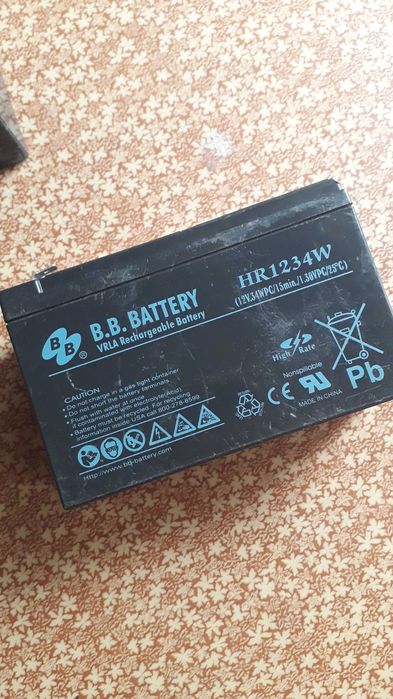 Аккумулятор AGM 12В 9Ачас 12V 9Ah