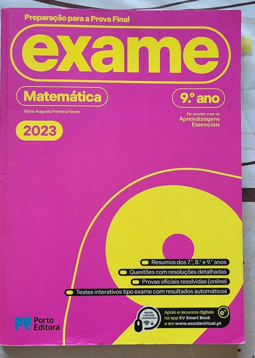 Livro preparação exame nacional Matemática 9° ano