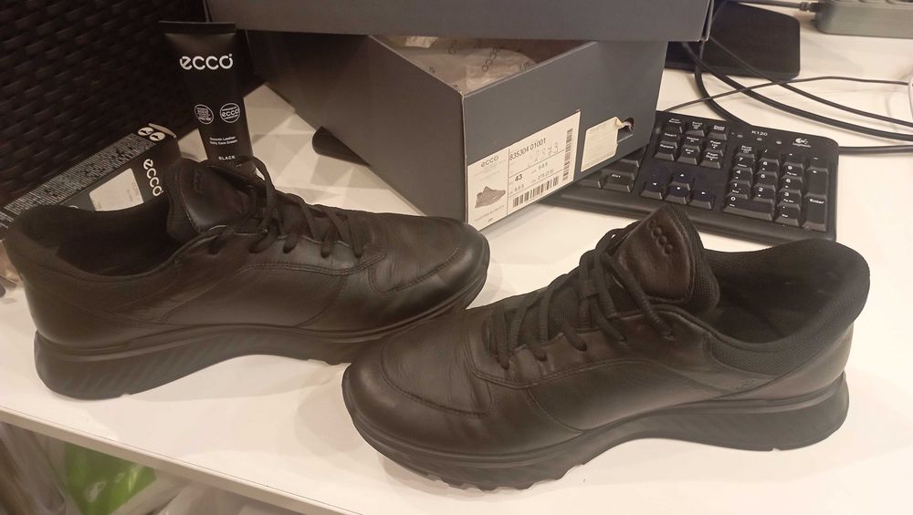 Чоловічі шкіряні кросівки ECCO Exostride Goretex. Оригінал. Р 43.