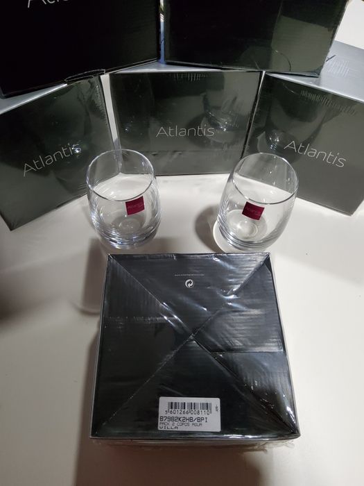 Conjunto Copos  de Água Vista Alegre Atlantis Cristal – Novo