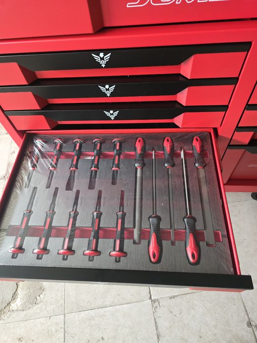 Carrinho de ferramentas 12 gavetas 10 completas novo