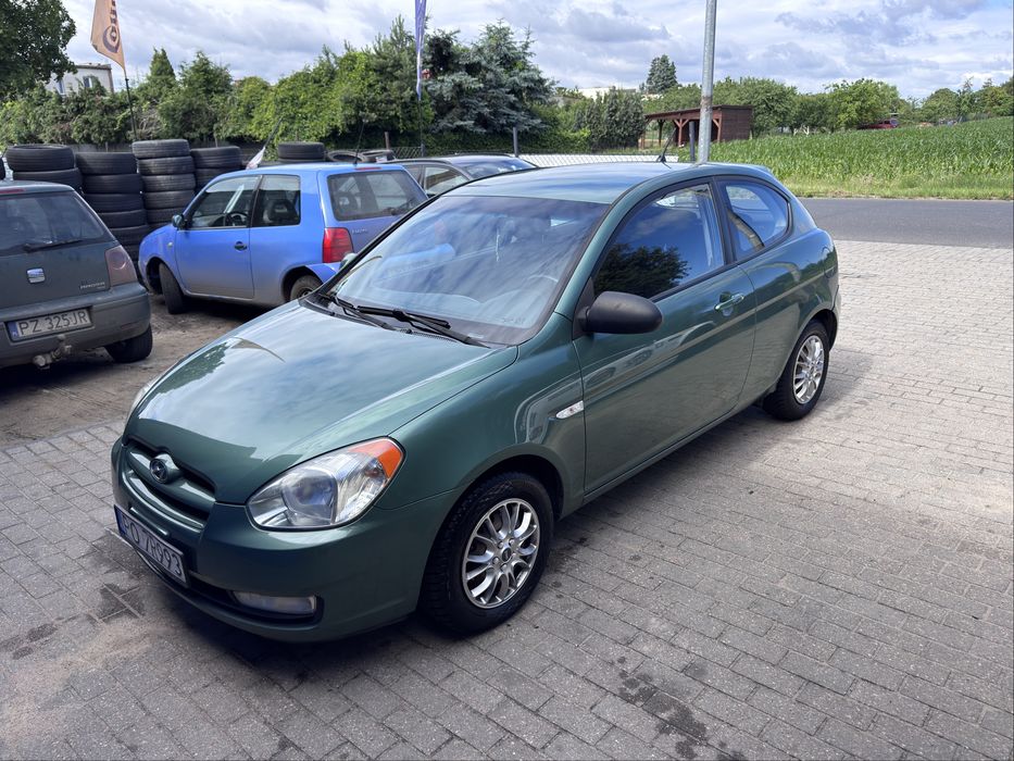 2007 Hyundai Accent 1.4 / Klimatyzacja / Elektryczne szyby / Nowe opony