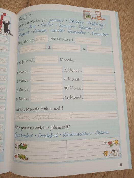 Niemiecki - nauka pisania i czytania
