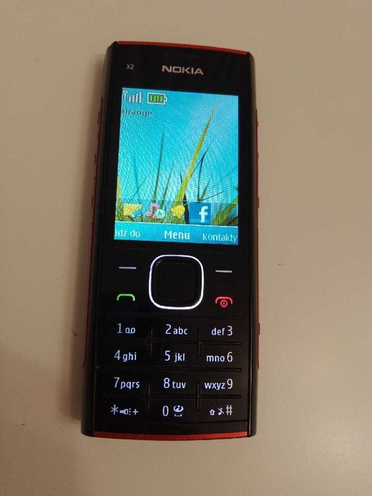 NOKIA X2-00 Red RadioFM RDS 5MPx Led MP3 Jack 3,5MM AUX microSD Stereo