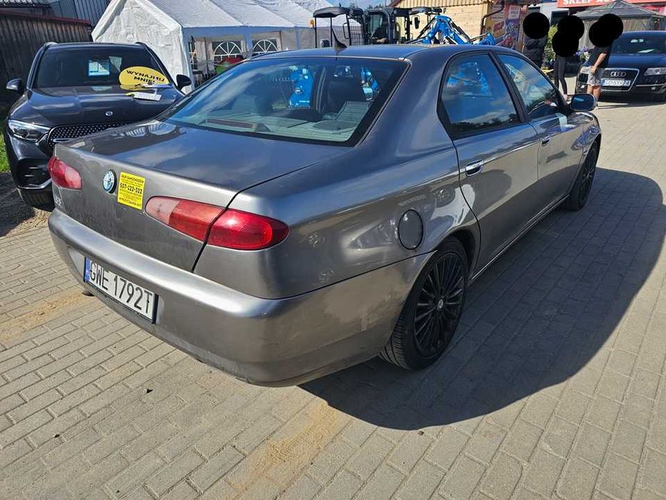 Alfa Romeo 166/PT do 2027r/2.4JTD diesel/150KM/2004r/skóry/okazja