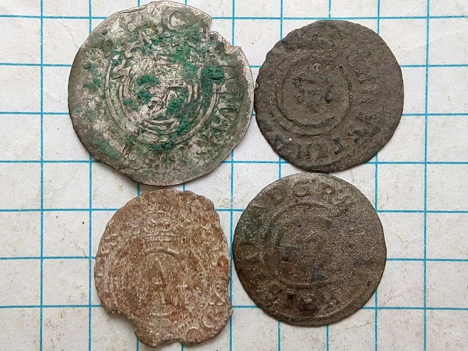 Півторак, солід, грош 1620-1632 р. Сигізмунда 3, Річ Посполита, Срібло