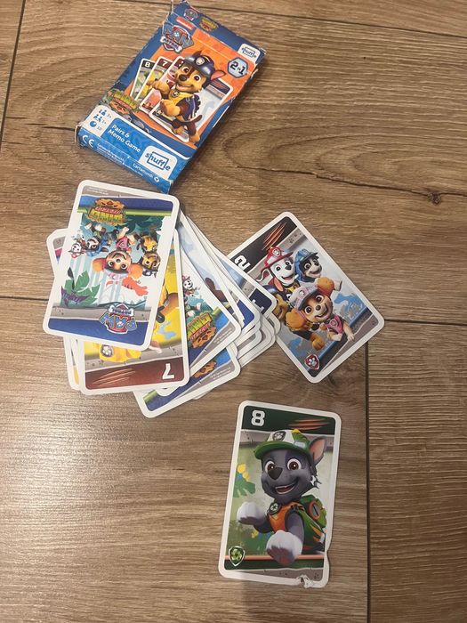 Psi Patrol: puzzle, gry, książki - duży zestaw