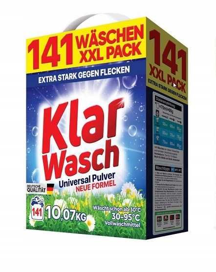KLAR WASH uniwersalny proszek do prania 10,07 kg