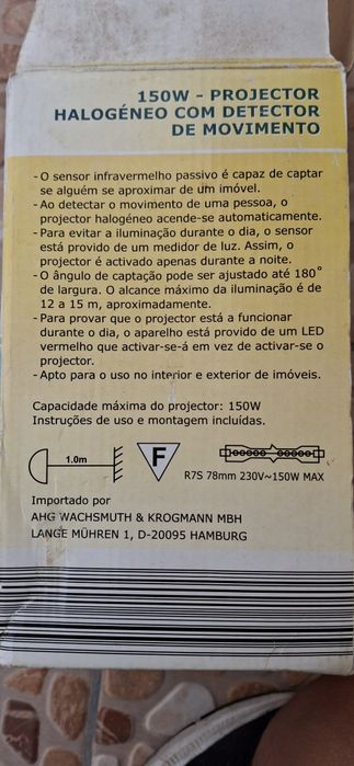 Projetor com sensor de movimentos64741040220417127