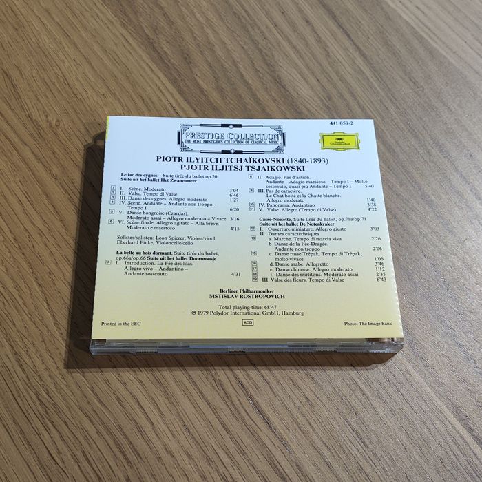 Prestige Collection Tchaikovsky Suites From Swan Lake