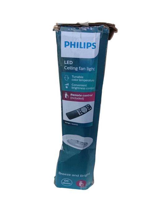 Philips Oprawa Sufitowa z Wentylatorem i Pilotem Amigo Fan Light