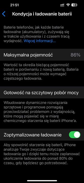 iPhone 13 pro max 256GB - bateria 86%