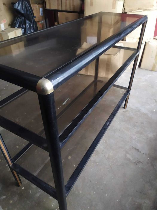 Mesa de vidro expositor