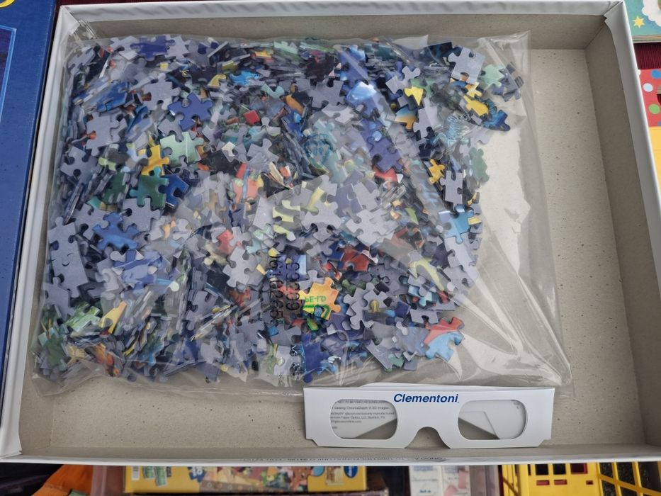 Puzzle Clementoni Magic 3D 1000 Peças com Óculos 3D