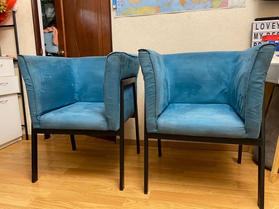 Крісла  в силі лофт бархатисті