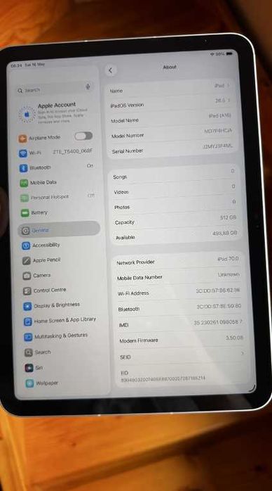 Apple iPad A16 512GB