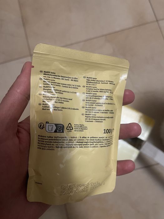 Karma Multifit Chicken Mix saszetki Junior 30 saszetek mokra