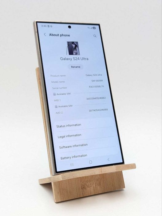 Samsung Galaxy S24 Ultra 256GB Fioletowy