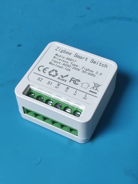 Zigbee реле BSD17 (чіп BL702) – сумісне з eWeLink та Home Assistant