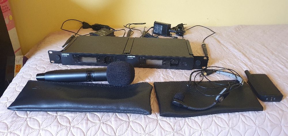 2 x Shure GLXD4R/ GLXD2-BETA58A /GLXD2-SM35