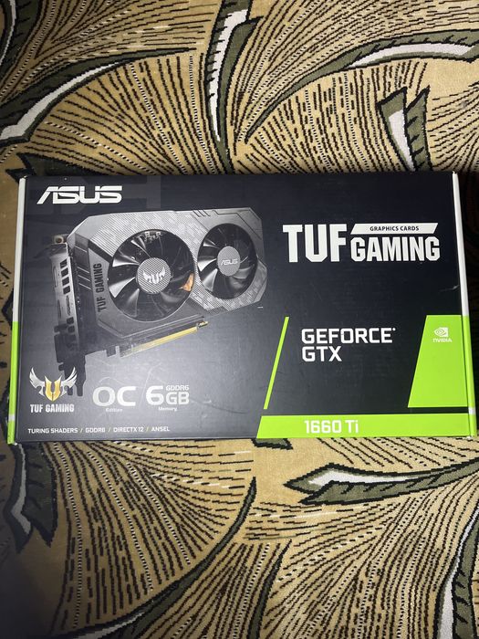 Відеокарта Asus tuf 1660 TI