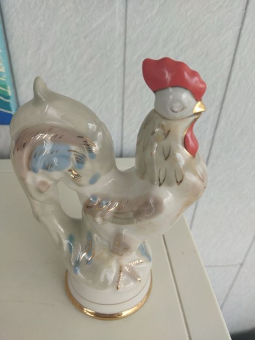 Продам графін Півник фарфор, новий часів Ссср