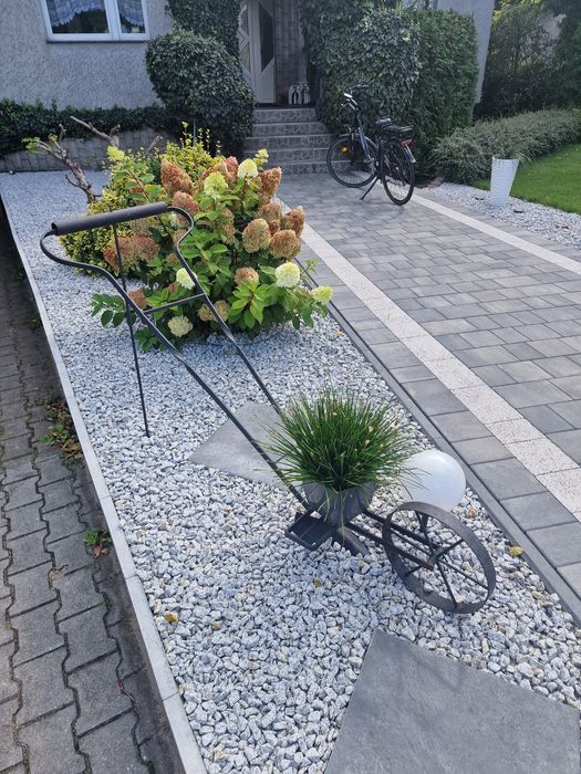 Pług ogrodowy, ozdobny, stojak na kwiaty