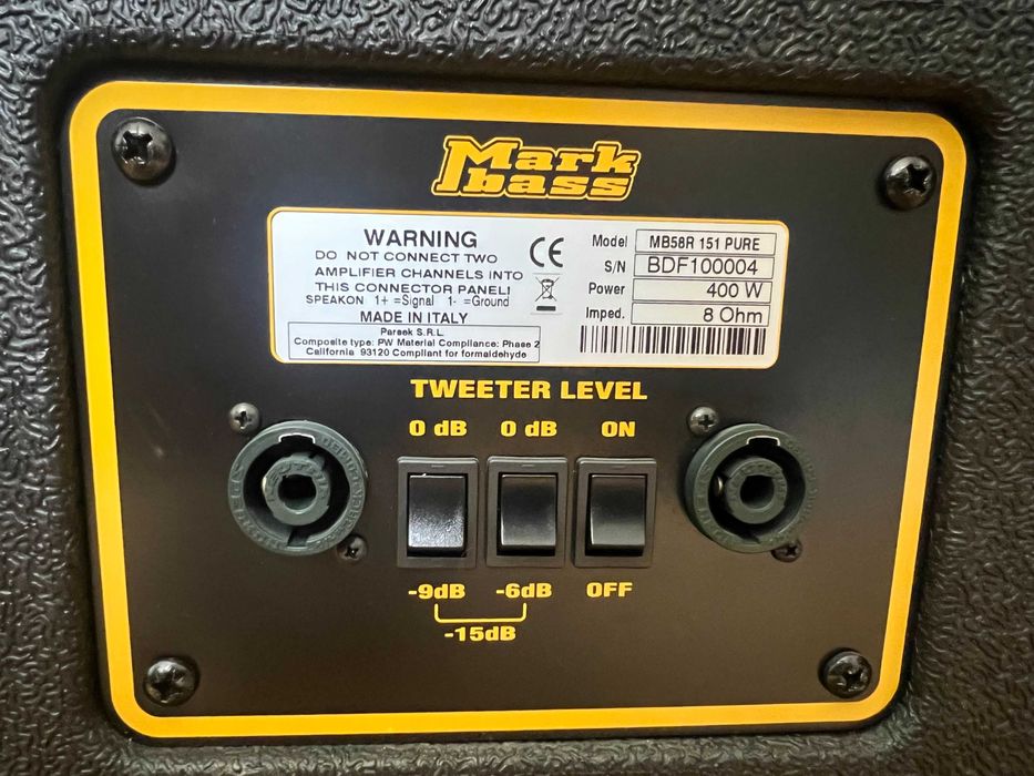 Markbass MB58R 151 Pure (Kolumna basowa 8 Ohm)