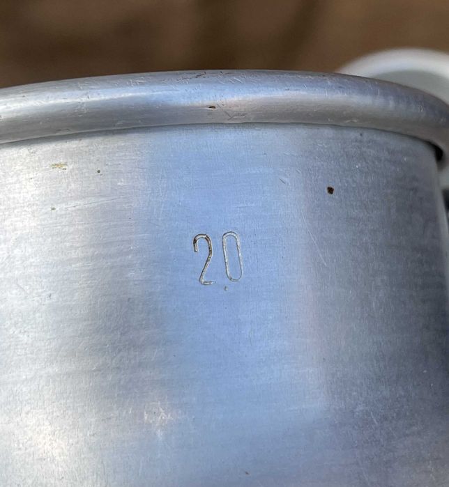 Бидончик алюминиевый 2-3 л. СССР