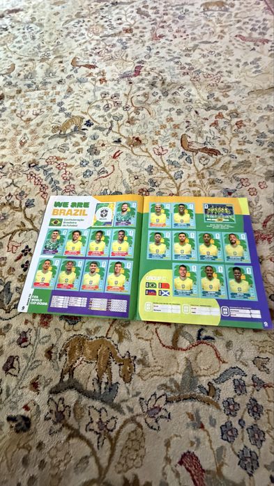 Album da copa 2026 com 5paginas completa contem messi ronaldo vinicius e muitos mais