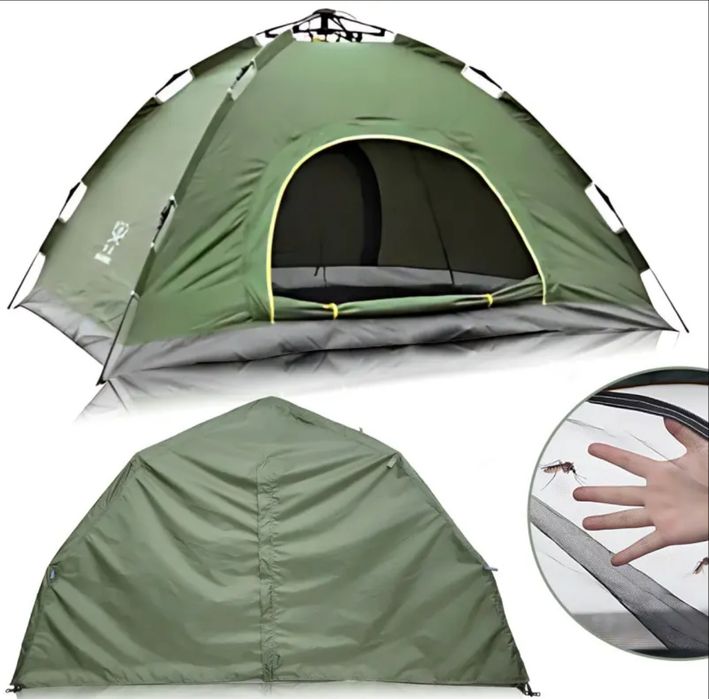 Намет 4-місний автоматичний 200х200 см. Камуфляж