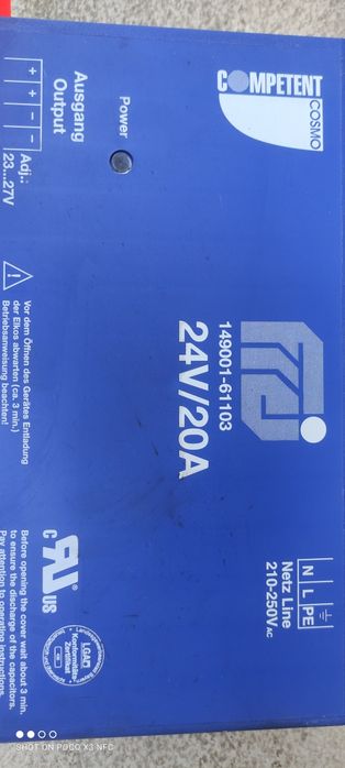 Fonte de alimentação 24v 20A
