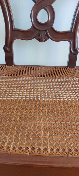 Canapé centenário restaurado ao estilo original [BAIXA DE PREÇO]