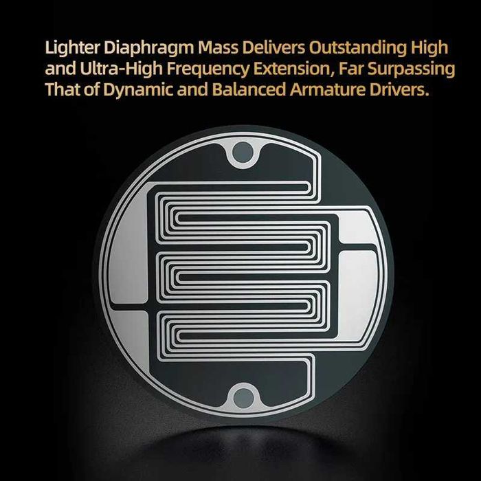 ‼️ KZ PRX (Black, with mic.) - наушники с планарные излучателем Gen 4