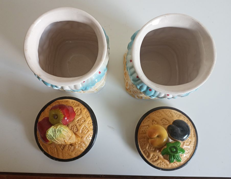 Фарфоровые банки для сыпучки