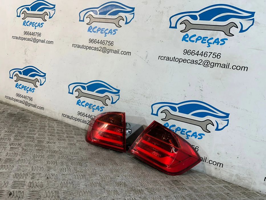 Conjunto Farolins Led Traseiros Trás Esquerdo Direito BMW Serie 3 F30