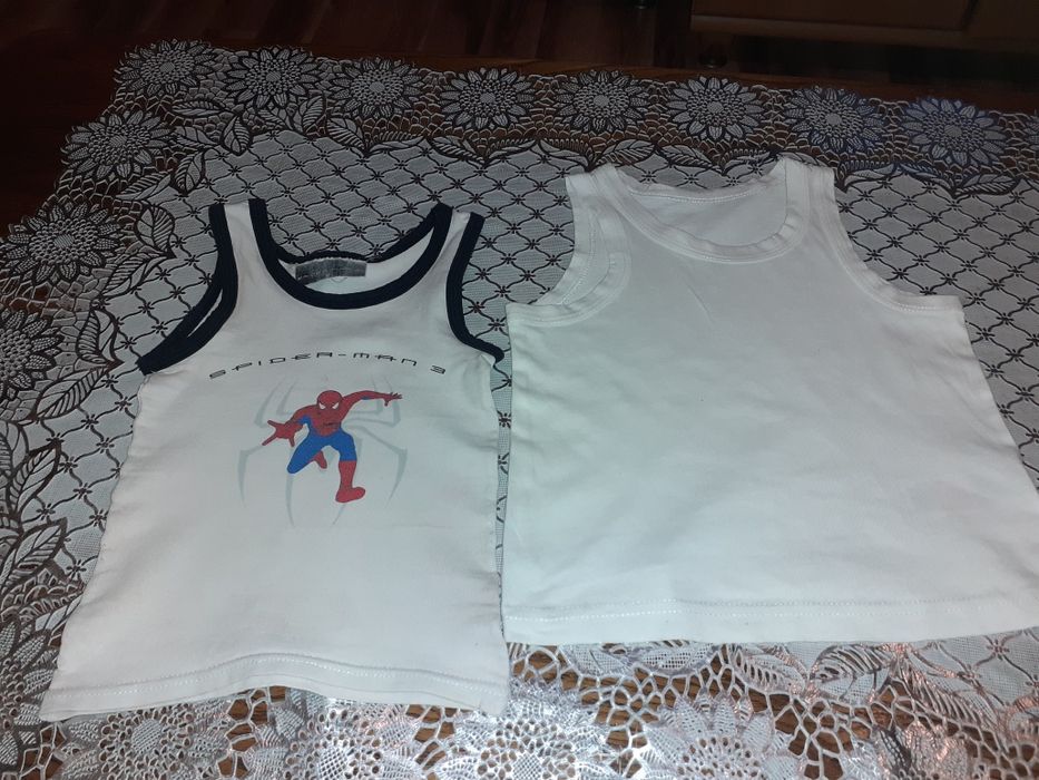 Koszulki na ramiączkach, rozmiar 92 - cena za komplet