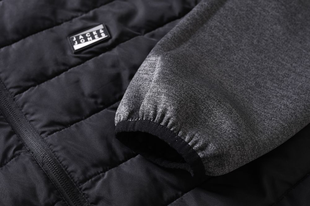 JACK&JONES lekka kurtka męska na zamek z kapturem przejściowa bluza XL