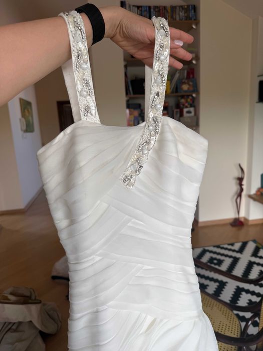 Сукня весільна Pronovias design Мануель Мото Manuel Moto А-силует