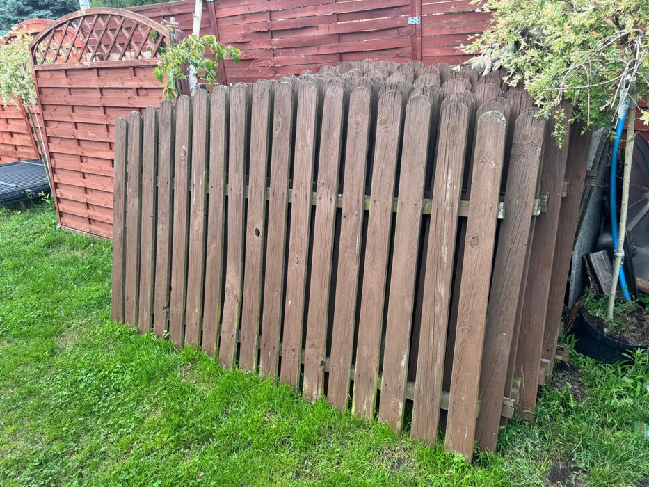 Ogrodzenie 11 sztuk przęsła płot