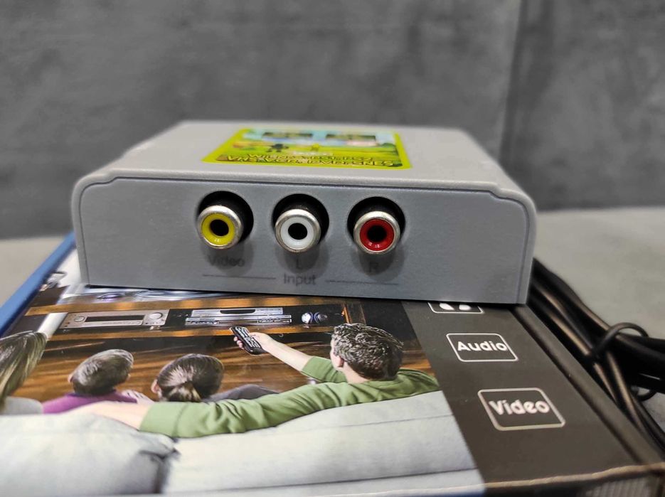Konwerter RCA na HDMI 720P/1080P do PS1, PS2, VHS, VCR, DVD, SNES, Wii