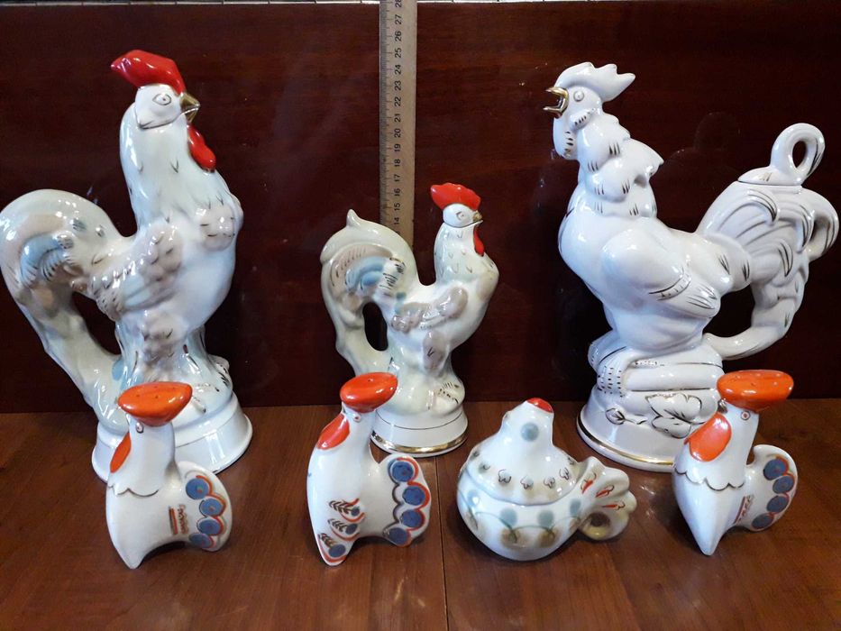 Пташина ферма. Продам статуетки півників родом із СРСР.