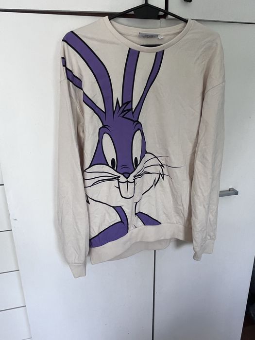 Komplet dresowymowy bez metki,  bluza plus spodnie  looney tunes