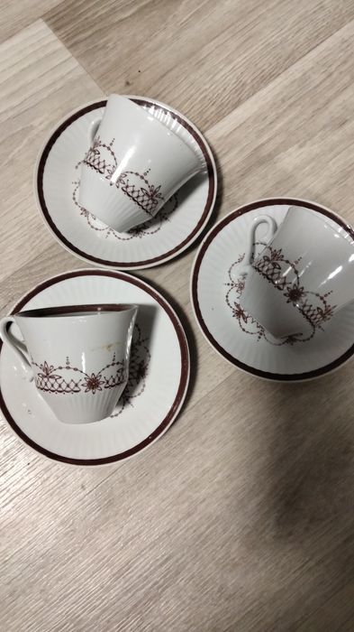 Набор чашка +блюдце.Сервиз