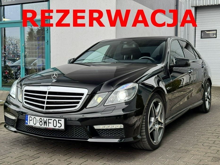 Mercedes-Benz Klasa E 5.5 V8 557KM. Harman Kardon. Ideał. Po serwisie.